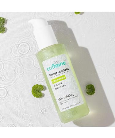 mCaffeine Toner Serum CICA Extracts - Green Tea - Pore Tightening - Soothes and Moisturizes Skin - Reduces Blemishes Removes Excess Oils - 150 ml - Buy Online on GoSupps.com