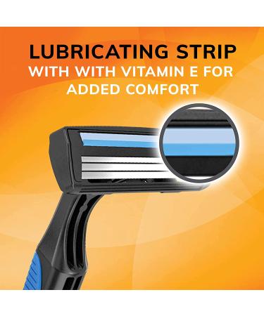 BIC Comfort 3 Men's Disposable Razors - Ultra-Soothing Shave with 3 Blades - 8 Count (Pack of 3) - Buy Online on GoSupps.com