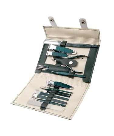 Nail Clipper Set | Fingernail Clipper and Nail Cutter Kit Nail Grooming Kit Professional Manicure and Pedicure Kit Toenail Clippers Set for Toe Nails Dark Green