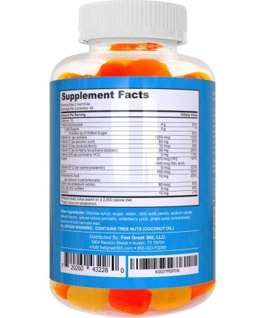 Feel Great Vitamin Co Women's Multivitamin Gummy | Essential Vitamin Blend for Women | Supports Women's Health | Chewable Gummy Supplement with Vitamin A, B-6, B-12, C, D, E, Biotin, Choline, Folic Acid, Zinc, and More - Buy Online on GoSupps.com