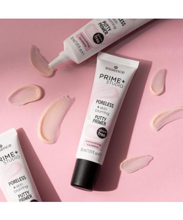 Essence Prime + Studio Poreless Skin Blurring Primer - Vegan Oil-Free Long-Lasting Smoothing Formula for Combination Skin - Buy Online on GoSupps.com