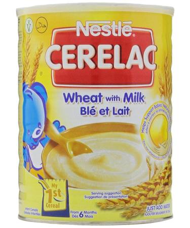 Nestle Cerelac Wheat with Milk - 2.2 Pounds (1 Kg) - 2 Pack