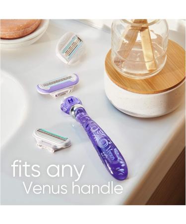 Gillette Venus Deluxe Smooth Swirl Womens Razor Handle + 3 Blade Refills - Buy Online on GoSupps.com