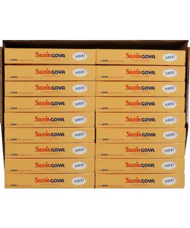 Goya Foods Sazon Seasoning with Coriander & Annatto 3.52 oz (Pack of 18) - Authentic Latin Flavor - Buy Online on GoSupps.com