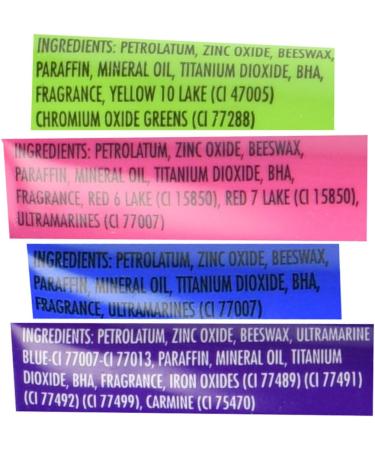 Zinka Colored Sunblock Zinc Waterproof Nosecoat 4 Pack - Blue Pink Green Purple | Best Sun Protection for Kids & Adults - International Shipping Available - Buy Online on GoSupps.com