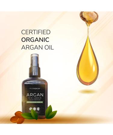 ProFashion 10-In-1 Argan Oil Leave-In Hair Repair Treatment - Keratin & Organic Argan Oil - Vegan, Paraben-Free, Sulfate-Free - 150 ML - Buy Online on GoSupps.com