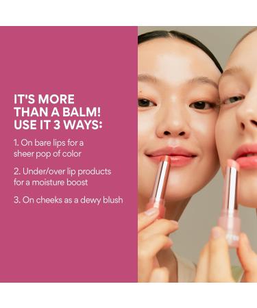 Innisfree Dewy Tint Lip Balm - Hydrating Hyaluronic Acid & Ceramides | Tinted Korean Lip Balm in Rose Brick - Shop Now for International Shipping - Buy Online on GoSupps.com