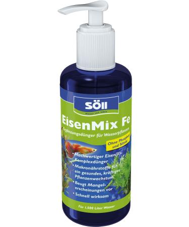 S ll EisenMix Fe - Supplementary fertilizer for aquatic plants 250 ml 250 ml for 1 500 liters