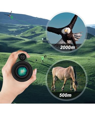 12x50 Monocular Telescope for Adults with Smartphone Adapter, Tripod & Hand Strap - Lightweight High Power BAK-4 Prism & FMC Lens for Bird Watching, Hunting, Camping, Hiking, Travel & Scenery - Buy Online on GoSupps.com
