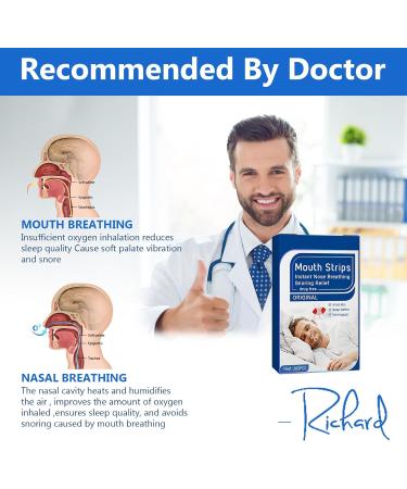Mouth Tape for Sleeping - 200 Pcs Anti Snoring Strips for Improved Nasal Breathing and Sleep Quality - Buy Online on GoSupps.com
