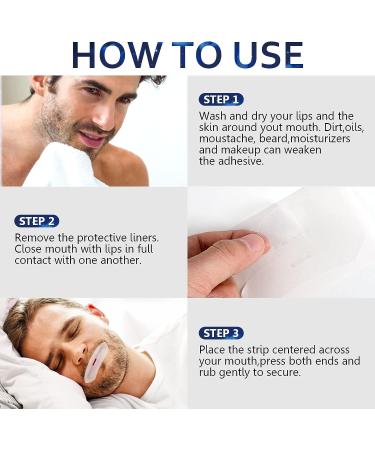 Mouth Tape for Sleeping - 90 Gentle Strips for Nasal Breathing & Snoring Relief - Buy Online on GoSupps.com