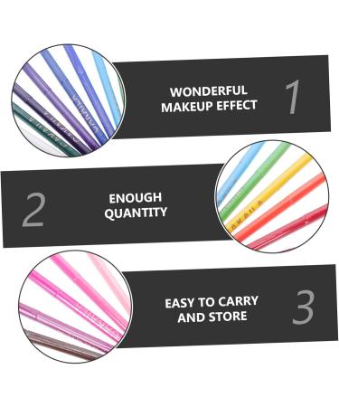 FRCOLOR 18pcs Professional Accessories Eye Pencil Line Colorful Woman Tools Lining Waterproof Eyeliner - Buy Online on GoSupps.com