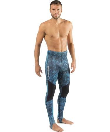 Cressi Camouflage Rash Guard Pants - X-Large Camo Blue | Ideal for Water Sports - Buy Online on GoSupps.com