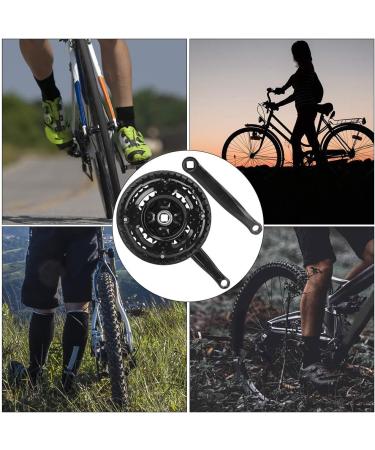 High Carbon Steel Bike Crankset 24-34-42T with Chains Cover for Mountain Bike - 42/34/24 Crankset - Buy Online on GoSupps.com