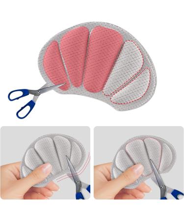 8 Pairs Strong Sticky Heel Grips for Shoes, Anti-Blister Cushion Pads - Gray - Buy Online on GoSupps.com