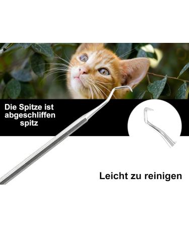 Stainless Steel Dog Denture Remover & Tartar Scraper | Effective Pet Dental Care Tool - Buy Online on GoSupps.com