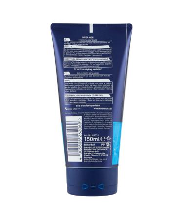 NIVEA Gel Aqua Tube 6 Mega Strong 150 ml - Strong Hold Hair Gel for All Hair Types - International Shipping Available - Buy Online on GoSupps.com