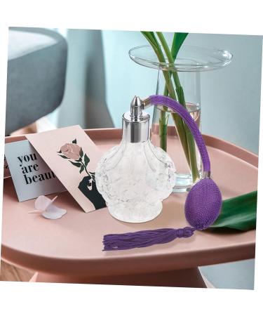 POPETPOP Star Perfume Bottle Delicate Perfume Spray Bottle Spray Perfume Crystal Perfume Dispenser Spray Fragrance Bottle Home Perfume Purple Diffuser Vintage Glass Travel 11X7X7CM Purple - Buy Online on GoSupps.com
