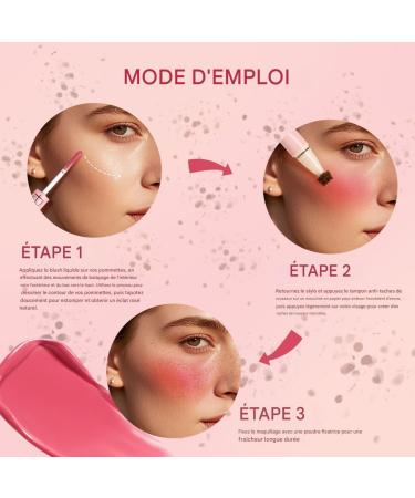 Faux Beauty Mark Pen Waterproof Blush Cream Faux Freckles Long-Lasting Makeup for Cheeks Girls and Women - Students Cosplay Party Beach Summer Birthday - Buy Online on GoSupps.com