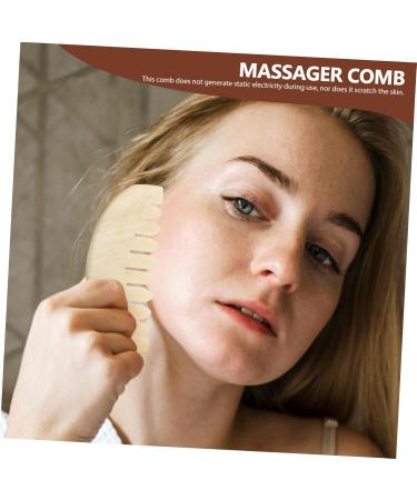 Buy Kombiuda Jade Massage Comb - Scalp & Body Massage Tool for Ultimate Relaxation | International Shipping Available - Buy Online on GoSupps.com
