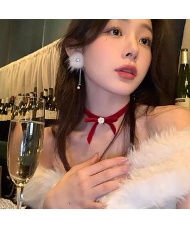 Oralgos Adjustable Band Necklace - Fashionable Black Collarbone Chain with Delicate Loop Trailer for Everyday & Party Wear - Buy Online on GoSupps.com