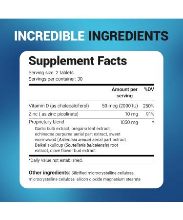 Dr. Berg Nutritionals Emergency Immune Support - 60 Tablets - Buy Online on GoSupps.com