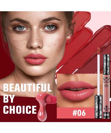 Buy 8 Colors Matte Liquid Lipstick Set - Long-Lasting Smudge Proof & Waterproof Velvet Black Lipstick for Women | Perfect Halloween Makeup Gifts - Buy Online on GoSupps.com