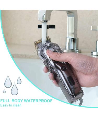Hatteker Hair Cutting Kit Pro - Professional Barber Clippers for Men - Cordless Beard Trimmer - IPX7 Waterproof - Buy Online on GoSupps.com