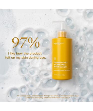 Nu Skin MYND360 Energizing Hand & Body Wash | 8.4 Fl Oz | Green Apple Ginseng Fragrance | Boosts Skin Health and Personal Care | Removes Oil & Dirt While Keeping Skin Fresh & Hydrated - Buy Online on GoSupps.com