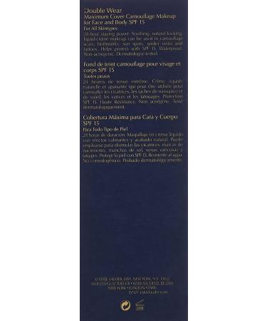 Est e Lauder Double Wear Maximum Cover Foundation - Camouflage Makeup - Creamy Vanilla 30ml | International Shipping - Buy Online on GoSupps.com