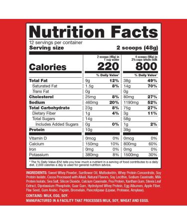 Naturade All-Natural Weight Gain Drink Mix Chocolate 20.3oz - Instant Nutrition Boost - Buy Online on GoSupps.com