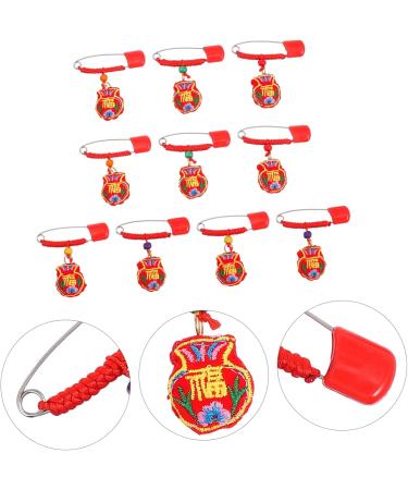 Exceart 10-Piece Safety Diaper Lock Set | Pearl Embroidery Portable Bags | Durable Chinese Pumpkin Bags for International Shipping - Buy Online on GoSupps.com