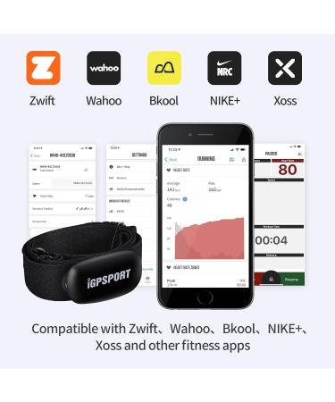 iGPSPORT HR40 Heart Rate Monitor - Waterproof IPX7 Bluetooth & ANT+ Compatible Chest Strap for Running Cycling & Gym Workouts - Buy Online on GoSupps.com