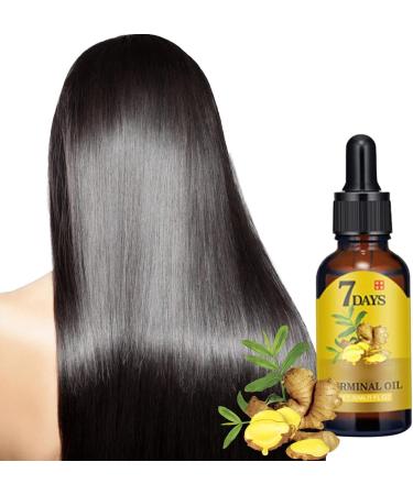 2Pack 7Days Hair Growth Serums Ginger Anti-Hair Loss Oil Ginger Germinal Oil Hair Growth Ginger Essential Oil to Nourish Hair - Buy Online on GoSupps.com