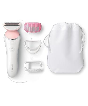 Philips SatinShave Advanced Womens Electric Shaver, Cordless Hair Removal, BRL140/51 Old Version Shaver + 4 Accessories