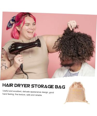 Baluue Hair Dryer Storage Bag Sports Bag Cotton Hair Dryer Bag Hair Bags for Hair Stuff Travel Bag Fabric 29.50X25.50X1.00CM Light Yellow - Buy Online on GoSupps.com
