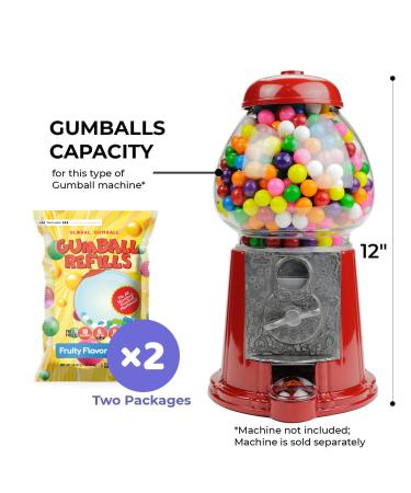 Gumball Machine Refill Bubble Gum 1lb - Premium Gumballs for Candy Dispenser - Buy Online on GoSupps.com