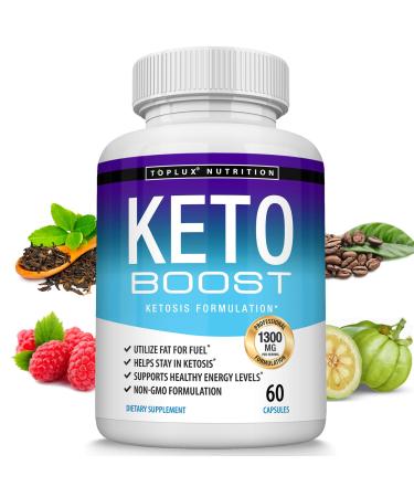 Keto Boost Diet Pills Ketosis Supplement - Natural Exogenous Keto Formula Support Energy & Focus Advanced Ketones for Ketogenic Diet Keto Diet Pills for Men Women V1
