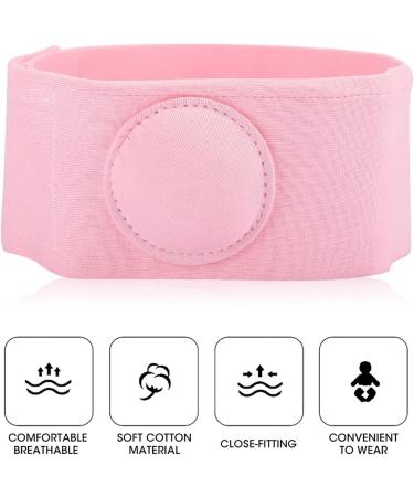 Hernia Belt Baby Hernia Belt Cotton 2Pcs for Infant Baby Children Navel () Pink - Buy Online on GoSupps.com