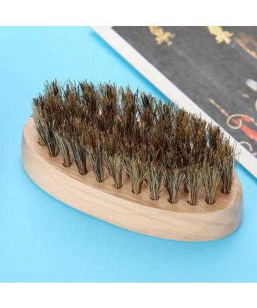 Beard Brush for Men - Oval Bamboo Handle Mustache Comb & Beard Shaping Tool - International Shipping Available - Buy Online on GoSupps.com