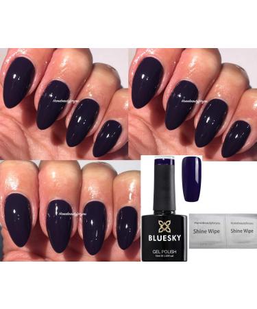 Bluesky Dark Purple Mauve After Midnight A62 Nail Gel Polish UV LED Soak Off 10ml - Buy Online on GoSupps.com