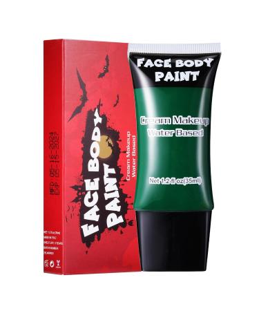 Witch Green Face Paint - Professional Non-Toxic Body Paint for Halloween & Special FX Makeup - Buy Online on GoSupps.com