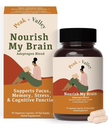Peak And Valley Nootropic Brain Support Supplement for Memory - 90 Capsules