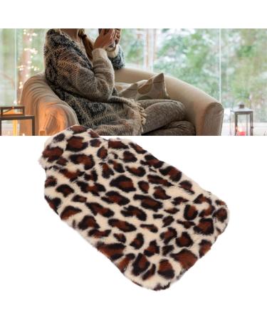 Leopard Print Hot Water Bag Practical and Stylish PVC Hot Water Bag for Office and Living Room - Buy Online on GoSupps.com