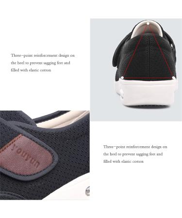 Men's Diabetic Wide Width Walking Shoes - Adjustable for Swollen Feet - Earth Yellow - Buy Online on GoSupps.com