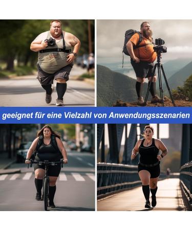 Putuo Compression Stockings for Men & Women - Thick Calves Oversize Support Thrombosis Socks (3 Couples Black 6XL) - Ideal for Flight Medical & Running - Buy Online on GoSupps.com