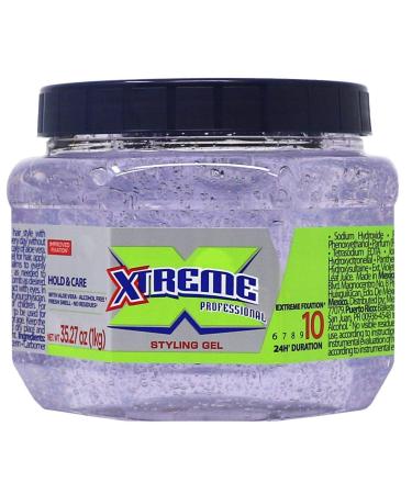 Wet Line Xtreme Professional Styling Gel 35.27 oz - Pack of 2 | 2.2 Pound x 2 - Buy Online on GoSupps.com