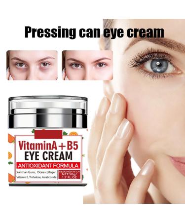 Grospe Anti-Aging Eye Cream Revitalizing Under Carrot Eye Cream with Vitamin E and B5 for Puffiness Dark Circles Fine Lines Moisturizing Firming Eye Cream 1.7 FL Oz - Buy Online on GoSupps.com