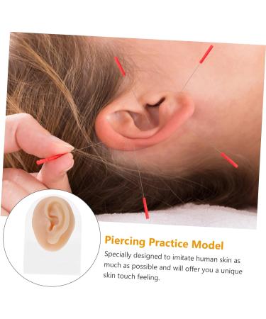Piercing Tools Simulation Left Ear Model Display Prosthesis Mold Silica Gel Silicone Earring Mold for Body Art - Buy Online on GoSupps.com