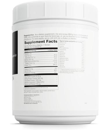 DAVINCI Labs Vegan Protein Powder - Muscle & Tissue Repair Supplement Creamy Chocolate Flavor Soy & Gluten-Free 15 Servings - International Shipping Available - Buy Online on GoSupps.com